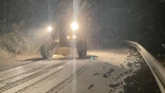 Kocaeli'de kar yağışı devam ediyor!