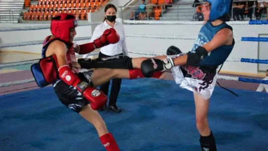 Kocaeli'de nefes kesen Muay Thai mücadelesi
