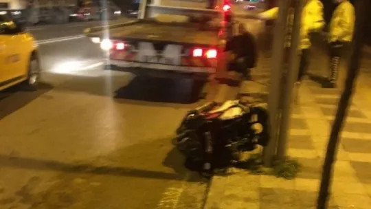 Kocaeli'de otomobil ile motosiklet çarpıştı: 1 ağır yaralı!