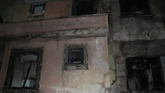 Kocaeli'deki palet fabrikası yandı!