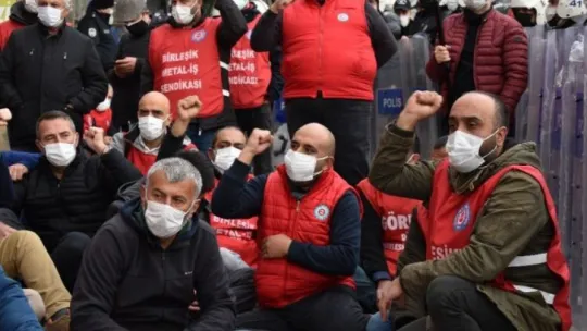 Kocaeli'den Ankara'ya yürümek isteyen işçilere 95 gözaltı!