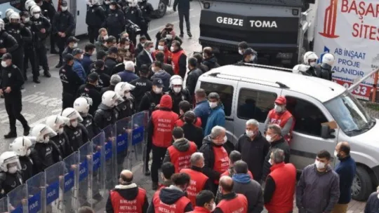 Kocaeli'den Ankara'ya yürümek isteyen işçilere 95 gözaltı!