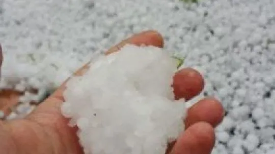 Kocaeli'nin yüksek kesimlerinde dolu yağışı etkili oldu!