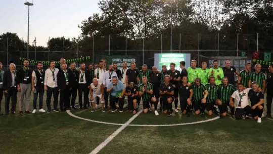 Kocaelispor 25. yılında depremi hatırlattı