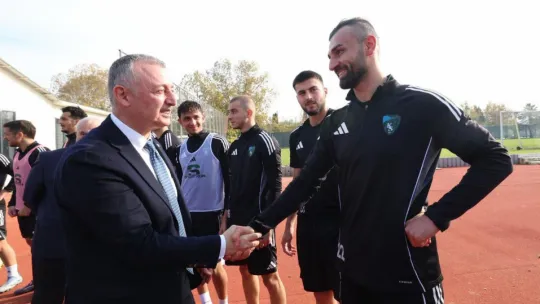 Kocaelispor'a Kasımpaşa maçı öncesi baklavalı moral