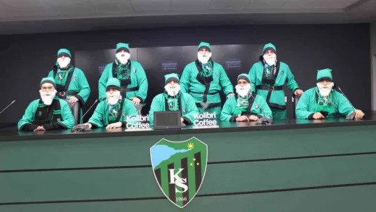 Kocaelispor'dan görülmemiş yeni yıl kutlaması