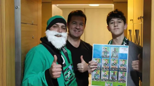 Kocaelispor'dan görülmemiş yeni yıl kutlaması