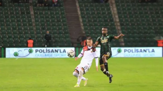 Kocaelispor evinde yenildi:1-2