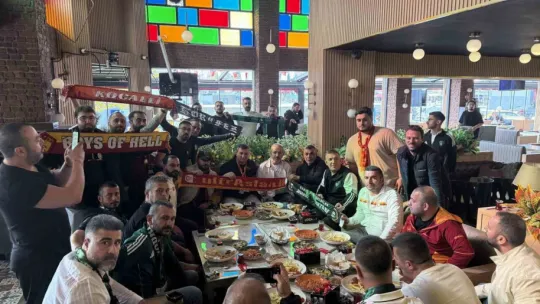 Kocaelispor ile Galatasaray tribün liderleri maç öncesi buluştu