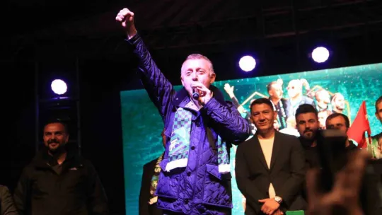 Kocaelispor şampiyonluğu böyle kutladı