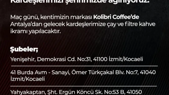 Kocaelispor, Süper Lig'de Antalyaspor'u konuk edecek