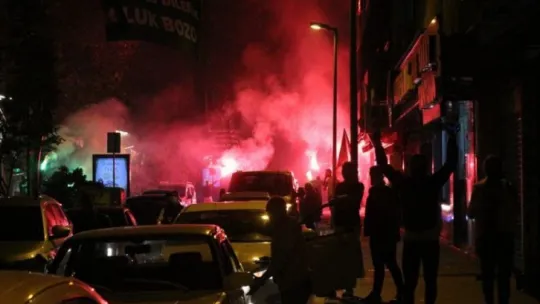 Kocaelispor taraftarları sokaklara döküldü!