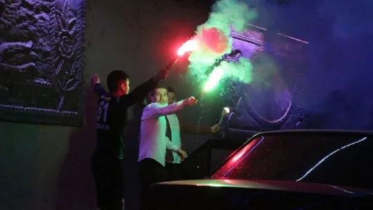 Kocaelispor taraftarları sokaklara döküldü!