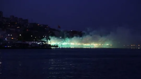 Kocaelispor'un şampiyonluğu tüm kentte coşkuyla kutlandı