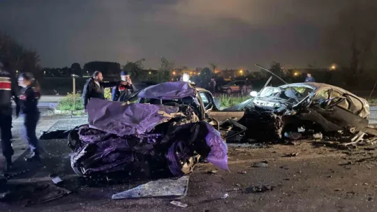 Sakarya'da kaza: 1 ölü, 4 yaralı
