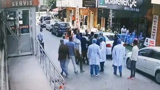 Körfez'de hastanede dehşet anları!
