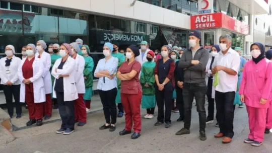 Körfez'de hastanede dehşet anları!