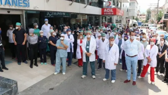 Körfez'de hastanede dehşet anları!