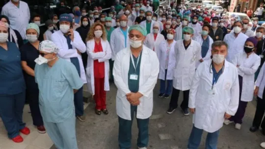 Körfez'de hastanede dehşet anları!