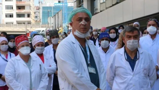 Körfez'de hastanede dehşet anları!