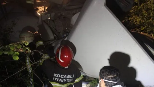 Körfez'de tanker şarampole yuvarlandı!