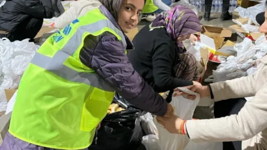 Körfezray şantiyesinde deprem şehitleri anıldı