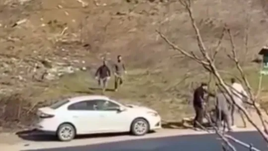 Korku dolu silahlı çatışmanın görüntüleri ortaya çıktı