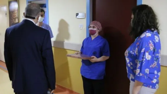 Korona savaşçılarına anneler günü sürprizi!