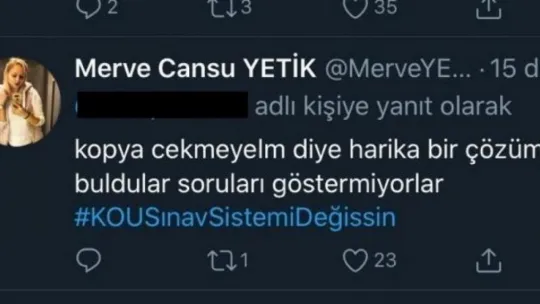 KOÜ'de sınav sistemi çöktü, sosyal medyada gündem oldu