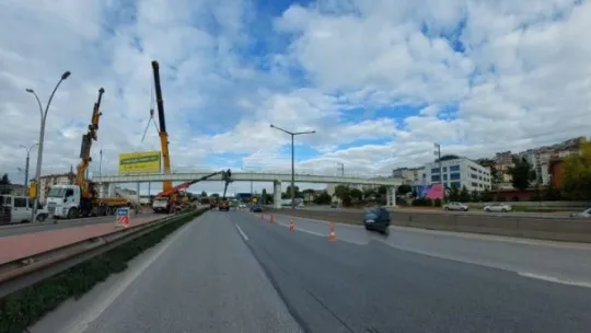 Kuruçeşme tramvay hattında gece mesaisi!