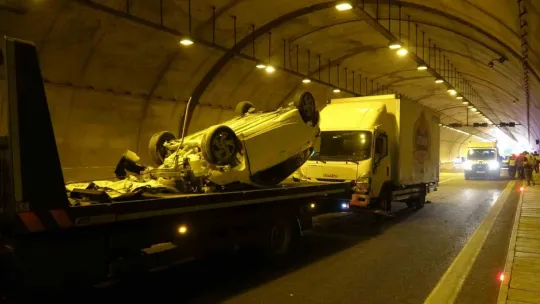 Kuzey Marmara'da otomobil takla attı: 1 yaralı
