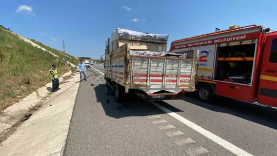 Kuzey Marmara Otoyolu'nda korkunç kaza: Yaralılar var