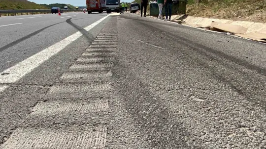 Kuzey Marmara Otoyolu'nda korkunç kaza: Yaralılar var