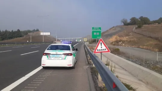Kuzey Marmara Otoyolu'nda 13 milyon 249 bin 523 TL ceza kesildi