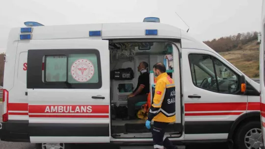 KMO'da feci kaza! Yaralılar var