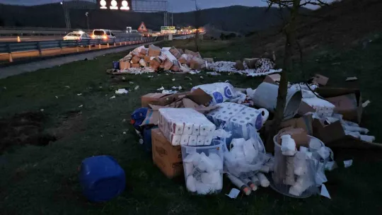 Kuzey Marmara Otoyolu'nda kaza: 1 yaralı