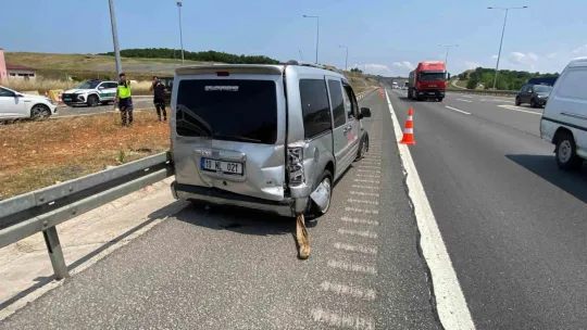 Kuzey Marmara Otoyolu'nda kaza: 3 yaralı