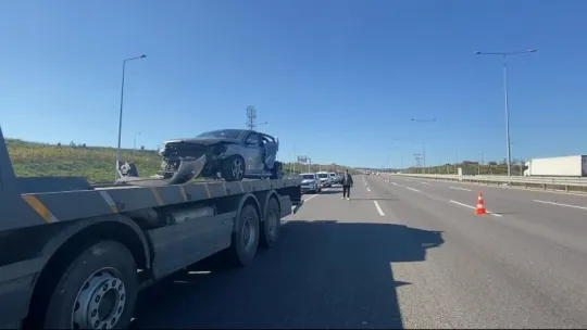 Kuzey Marmara Otoyolu'nda otomobiller çarpıştı: 5 yaralı