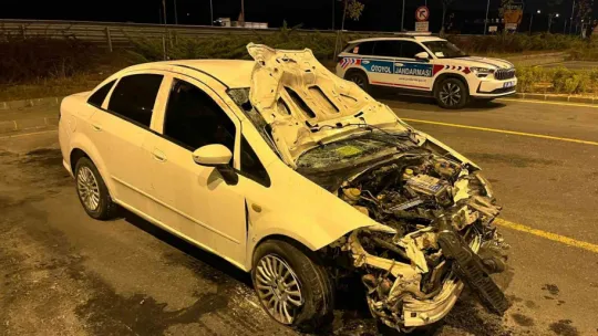 Kuzey Marmara Otoyolu'nda otomobilin çarptığı yaya hayatını kaybetti