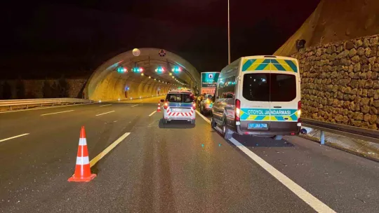 Kuzey Marmara Otoyolu'nda otomobilin çarptığı yaya hayatını kaybetti