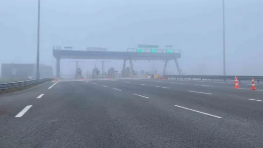 Kuzey Marmara Otoyolu'nda sis etkili