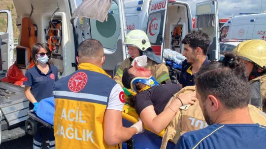 Kuzey Marmara Otoyolu'nda zincirleme kaza: 11 yaralı