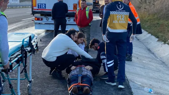Kuzey Marmara Otoyolu'nda zincirleme kaza!