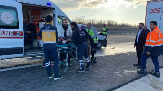 Kuzey Marmara Otoyolu'nda zincirleme kaza!