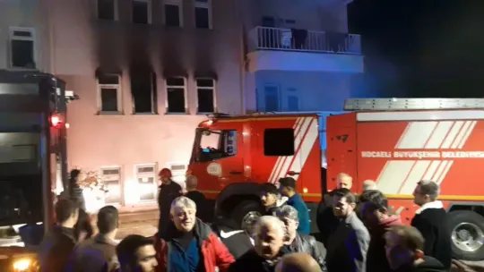 KYK yurdunun lojmanında yangın!