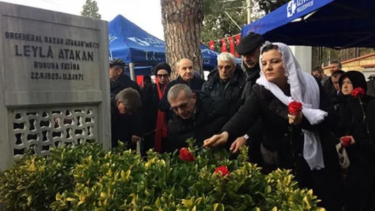 Leyla Atakan mezarı başında anıldı