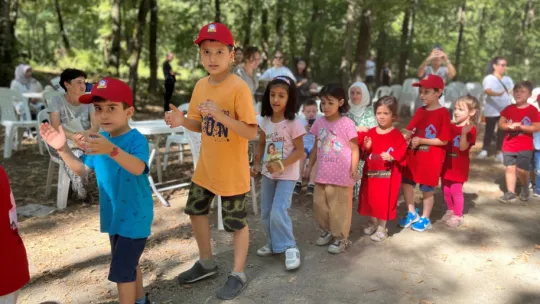 LÖSEV'li çocuklar doğanın içinde moral buldu