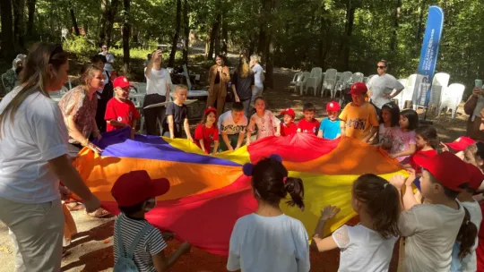 LÖSEV'li çocuklar doğanın içinde moral buldu