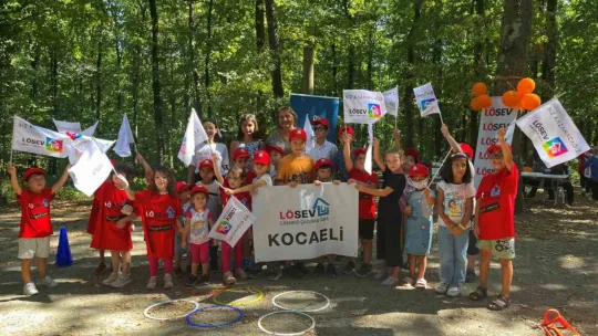LÖSEV'li çocuklar doğanın içinde moral buldu
