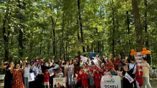 LÖSEV'li çocuklar doğanın içinde moral buldu